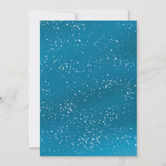 Invitation Lampe victorienne Post Mariage d'hiver (Dos)