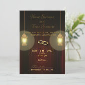 Invitation Lampes (Debout devant)