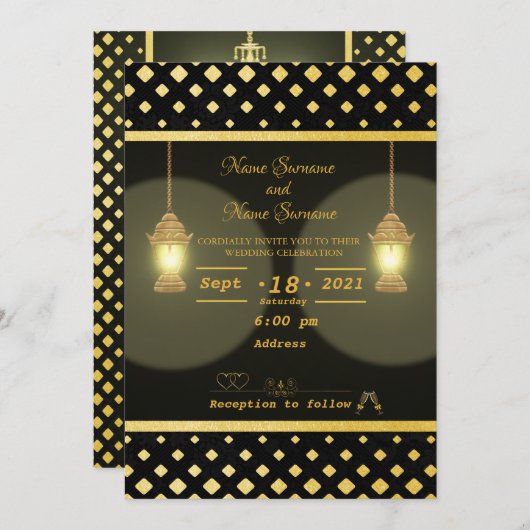 Invitation Lampes (Devant / Derrière)