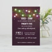 Invitation Lampes à cordes modernes (Debout devant)