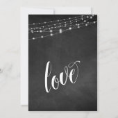 Invitation Lampes De Tableau Lumineux Nous Avons Été Marié Ré (Dos)