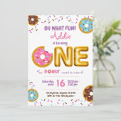 Invitation L'amusement arrose anniversaire de fille de (Debout devant)