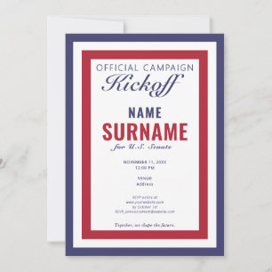 Invitation Lancement de la campagne de Kickoff Gala du candid