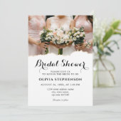 Invitation Lancement de Mariée Moderne Élégante pour Demoisel (Debout devant)