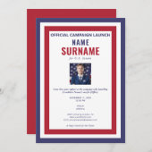 Invitation Lancement du lancement du rallye des candidats pol (Devant / Derrière)