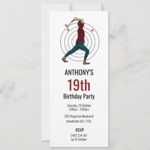 Invitation Lancer de Hache