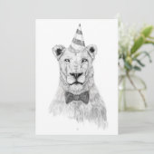 Invitation Lancer la fête (Debout devant)