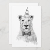 Invitation Lancer la fête (Devant / Derrière)