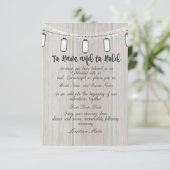 Invitation lancette Invites (Debout devant)