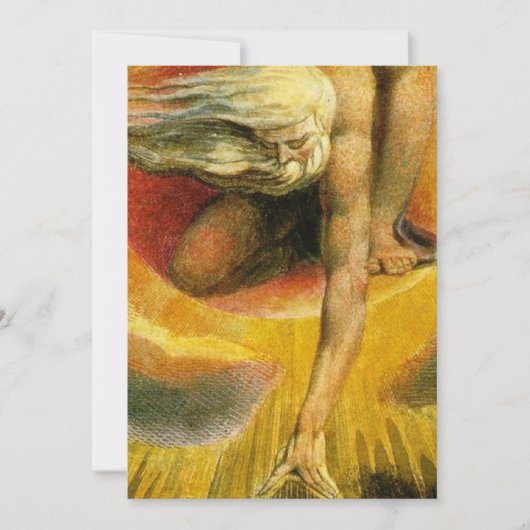 Invitation L'Ancien Des Jours Peinture William Blake (Devant)
