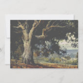 Invitation L'ancienne chaîne de chêne illumine le Mariage cam (Dos)