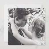 Invitation L'anémone bleue joyeusement après la fête de maria (Dos)