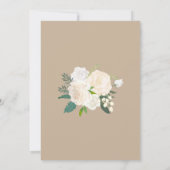 Invitation Langue espagnole Nuestra Boda flores pintadas (Dos)