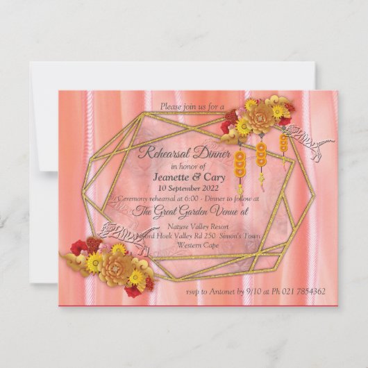 Invitation L'année du tigre (Devant)