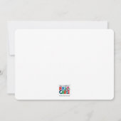 Invitation L'Anniversaire De La Caterpillar Très Affamé (Dos)