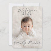 Invitation L'anniversaire de notre petit soleil (Dos)