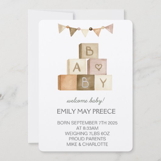 Invitation L'anniversaire de notre petit soleil (Devant)
