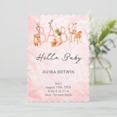 Invitation L'anniversaire de notre petit soleil (Debout devant)