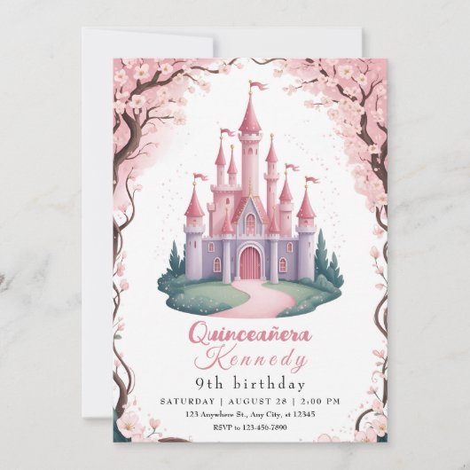 Invitation L'anniversaire des 9 ans de Kennedy (Devant)