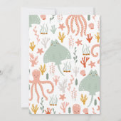 Invitation L'anniversaire des filles de la mer (Dos)