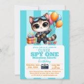 Invitation L'anniversaire d'Owen : la grande fête de Sky Kitt (Devant)