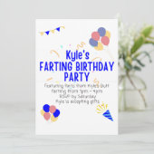 Invitation L'anniversaire du pet de Kyle (Debout devant)