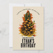 Invitation L'Anniversaire Le Bassin Ultime (Devant)