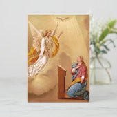 Invitation L'annonce de la Vierge Marie (Debout devant)