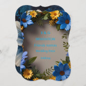 Invitation L'annonce d'invitation à la cérémonie (Devant / Derrière)