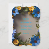 Invitation L'annonce d'invitation à la cérémonie (Devant)