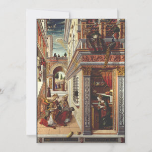 Invitation L'Annonciation, avec Saint Emidius