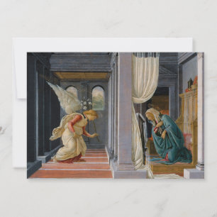 Invitation L'Annonciation de Sandro Botticelli