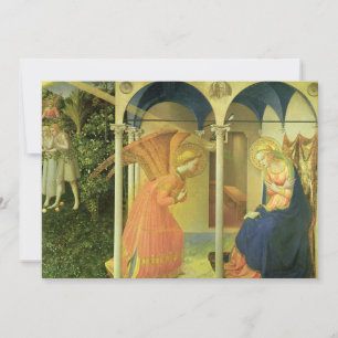 Invitation L'Annonciation du Prado par Fra Angelico