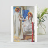 Invitation L'Annonciation par Dante Gabriel Rossetti (Debout devant)