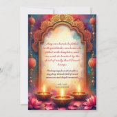 Invitation Lantern Glow Diwali Greeting Card (Dos)