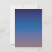 Invitation Lanterne de mariage ombré arc-en-ciel Save The Dat (Dos)