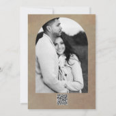 Invitation Lanterne en Bronze Brillant Mariage Rustique Remer (Dos)