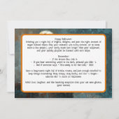 Invitation Lanterne Halloween Jack-O’-Laugh (Dos)