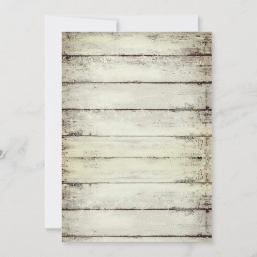 Invitation Lanterne rustique et Feuille Automne 90e fête d'an (Dos)