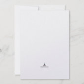 Invitation Lanternes chinoises rouges 5x7 (Dos)