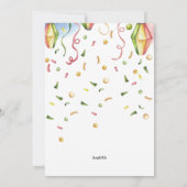 Invitation Lanternes en Papier (Dos)