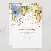 Invitation Lanternes en Papier (Devant / Derrière)