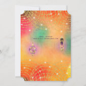 Invitation Lanternes Exotic Arabe Nights (Dos)