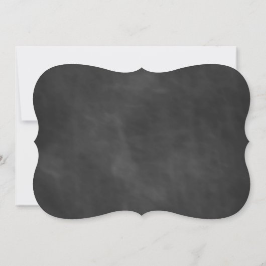 Invitation Lanternes jaunes sur Chalk Couple's Shower Invitat (Dos)