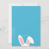 Invitation Lapin Blanc Mignon (Dos)