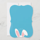 Invitation Lapin Blanc Mignon (Dos)
