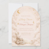 Invitation Lapin Blush Moon (Devant)