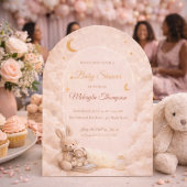 Invitation Lapin Blush Moon