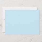 Invitation Lapin d'anniversaire d'oeuf de pâques de garçon (Dos)