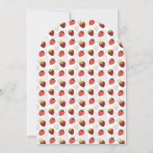 Invitation Lapin De Fraise, Berry Premier Anniversaire (Dos)